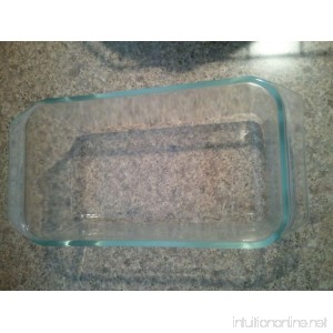 Vinage Pyrex Ovenware 215-b 9 X 5 X 3 Clear Glass Bread Meatloaf Bread Pan Collectible - B00HHFOUIY
